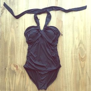 Sexy Black One Piece Merona Bathing Suit Size: S